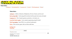 Desktop Screenshot of any-place-education.com